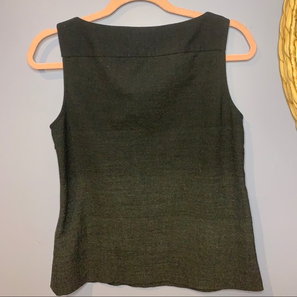 Theory Wool Blend Sleeveless Blouse Size Small - Picture 6 of 8